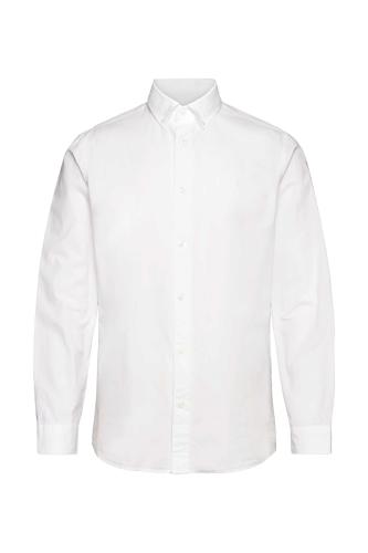 Selected ανδρικό πουκάμισο button down Slim Fit - 16092564 Λευκό